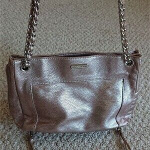 Rebecca Minkoff metallic light pink  shoulder bag